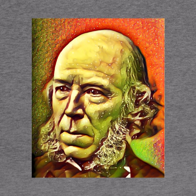 Herbert Spencer Snow Portrait | Herbert Spencer Artwork 15 by JustLit